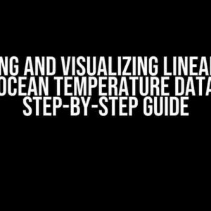 Computing and Visualizing Linear Trends in Ocean Temperature Data: A Step-by-Step Guide