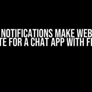 Do Push Notifications make Websockets obsolete for a chat app with Flutter?