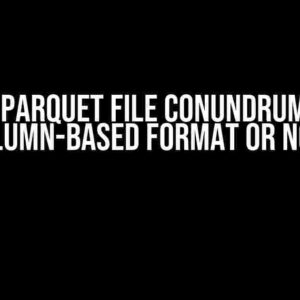 The Parquet File Conundrum: To Column-based Format or Not?